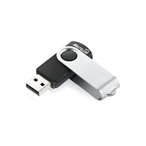 Pendrive Multilaser Twister 16GB Preto - PD588