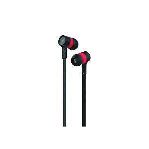 Fone de Ouvido Intra-Auricular C3Tech Spirit EP-05BRD - Preto/Vermelho