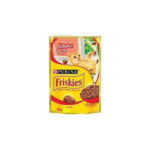 Ração Friskies Sachê Filhotes Carne ao Molho 85g