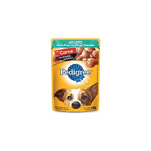 Ração Pedigree Sachê Raças Pequenas Carne ao Molho 100g