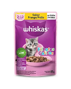 Sachê Whiskas Frango Filhotes 85g