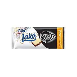 Barra de Chocolate Lacta Diamante Nego e Laka 90g