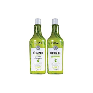 Kit Shampoo e Condicionador Inoar Résistance Fribra de Bambu 1L