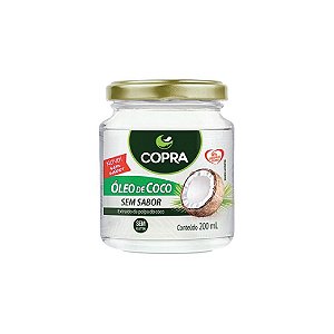 Óleo de Coco Copra Sem Sabor 200ml