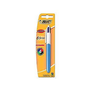 Caneta Bic 4 Cores 1.0 Retrátil