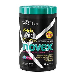 Creme para Tratamento Novex Santo Black Poderoso 1kg