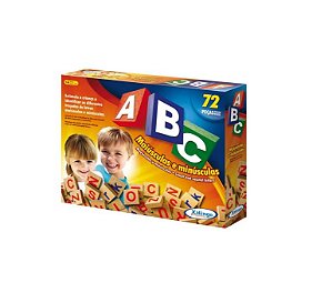 Jogo Educativo Xalingo Abc Brincando C/72 Peças