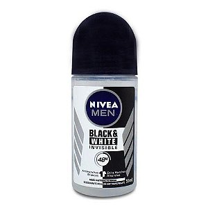 Desodorante Roll-on Nivea Men Invisible Black & White 50ml
