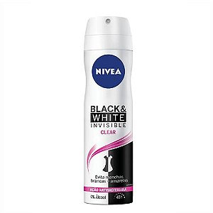 Desodorante Aerosol Nivea Invisible Black & White Clear 150ml