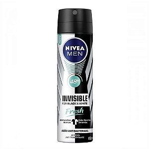 Desodorante Aerosol Nivea Men Invisible Black & White Fresh 150ml