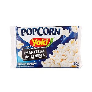 Pipoca para Microondas Yoki Manteiga de Cinema 100g