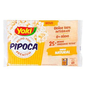 Pipoca para Microondas Yoki Natural 90g