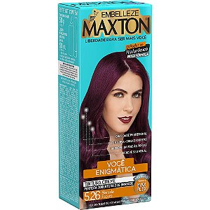 Coloração Creme Maxton Mini Kit 5.26 Marsala Escuro