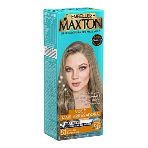 ColoraçãoMaxton Mini Kit 8.1 Louro Claro Acizentado