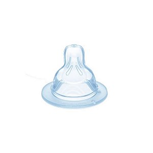 Bico de Mamadeira Mam Silicone Fluxo Rápido 4+ Meses