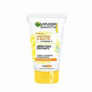 Gel Facial Garnier Limpeza Facial Uniform & Matte 120g