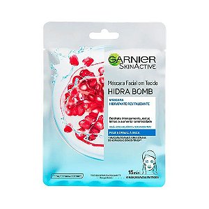 Máscara Facial Garnier Hidra Bomb Romã 32g