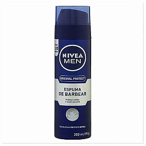 Espuma de Barbear Nivea Men Original Protect 200ml