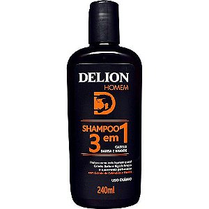 Shampoo Delion Homem 3 em 1 240ml