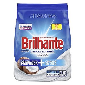 Sabão em Pó Brilhante Delicadeza Total 400g