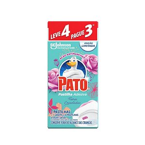 Pastilha Adesiva Pato Flores Encantadas Leve 4 Pague 3