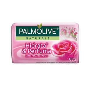 Sabonete Palmolive Naturals Hidrata & Perfuma Leite e Pérolas de Rosas 85g