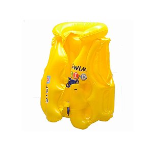 Colete Inflável Mor Infantil Premium Amarelo