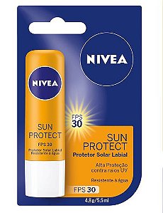 Protetor Solar Labial Nivea Sun Protect FPS30 4,8g