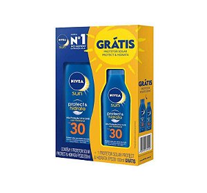 Kit Protetor Solar Corporal Nivea Sun Protect & Hidrata FPS30