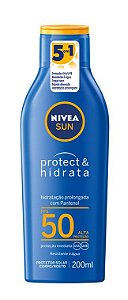 Protetor Solar Nivea Sun Protect & Hidrata FPS50 200ml