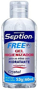 Gel Higienizador Seption Fiorucci Para Mãos Crystal 60ml