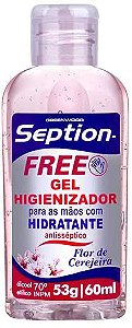 Gel Higienizador Seption Fiorucci Para Mãos Flor de Cerejeira 60ml