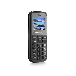 Celular Multilaser P9120 Vita 4, 2 Chips, Câmera, MP3, Rádio FM e Bluetooth, Preto