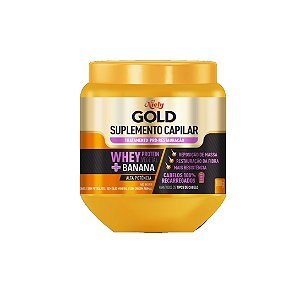 Creme de Tratamento Niely Gold Whey + Banana Sumplemento Capilar 800g