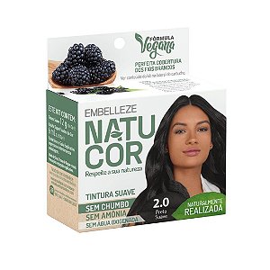 Coloração Natucor 2.0 Preto Suave