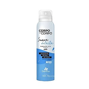 Desodorante Aerosol Corpo a Corpo Suave Deleite 150ml
