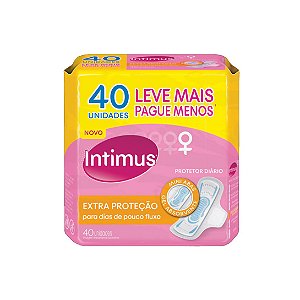 Protetor Diário Intimus Extra Proteção C/40 Unidades