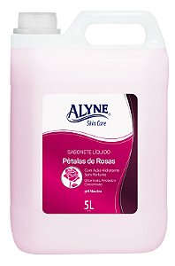 Sabonete Líquido Alyne Glicerinado Pétalas de Rosas 5L