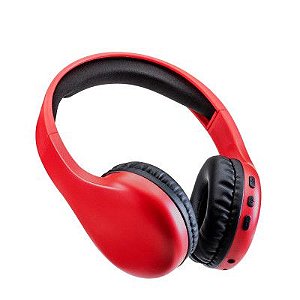 Headphone Bluetooth Multilaser Joy P2 Vermelho