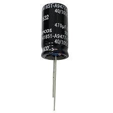 Capacitor eletrolítico 470uF X 100V