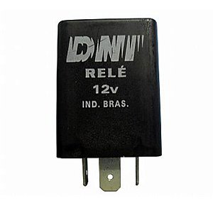 Rele Automotivo Auxiliar para pisca 12v 3 pinos sem suporte  dni1109 DNI 1109