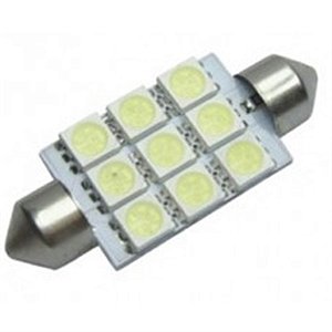 Lâmpada Led BA42-5050-9 - 9 Leds Automotiva