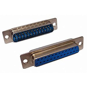 Conector 25 Pinos Fêmea DB25 F