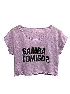 Cropped Feminino Samba Comigo DS22