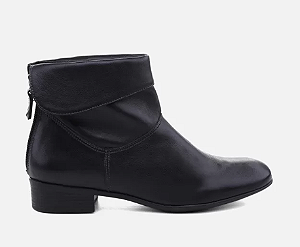 Bota Couro Preta Arezzo