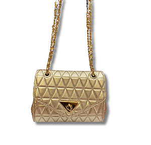 BOLSA GLOSS DOURADA ALCA CORRENTE