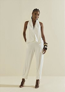 Colete Morena Rosa Sem Manga Off White