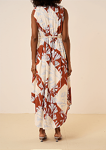 Vestido Maria.Valentina Solto Decote V Sem Manga