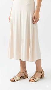 Sandália Metalizada Salto Baixo Feminina Lacore