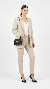 Bolsa Pequena de Couro Preta Gloss